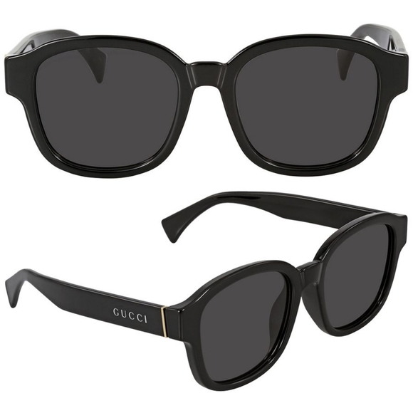NEW GUCCI UNISEX SUNGLASSES GG1140SK 001 BLACK GUCCI EYEWEAR - Picture 5 of 7